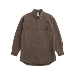 Vintage Carhartt Button Down‎ Shirt Mens XL Tall S09 CHT Heavyweight Workwear